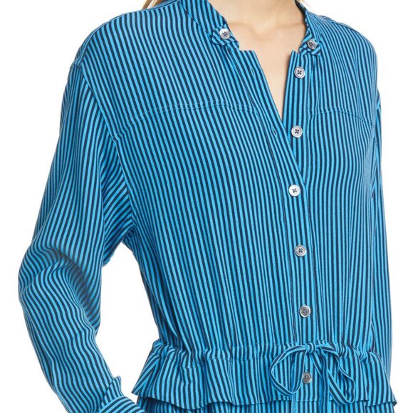 NWT Equipment Striped Shirt Dress, US 2 - Picture 6 of 15